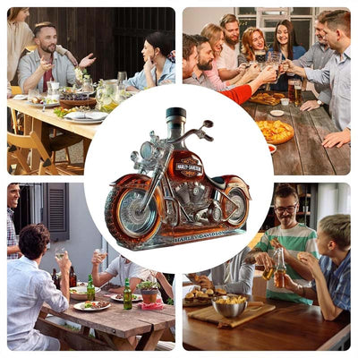 Limitowana Edycja – Butelka Whisky w Kształcie Motocykla