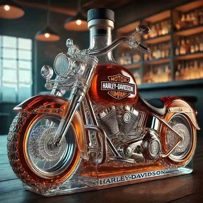 Limitowana Edycja – Butelka Whisky w Kształcie Motocykla